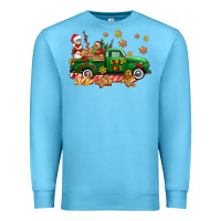 Ocean Blue santa fuel   cookies truck Premium Sweatshirt - AdoDesignShop