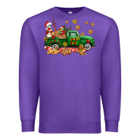 Purple santa fuel   cookies truck Premium Sweatshirt - AdoDesignShop