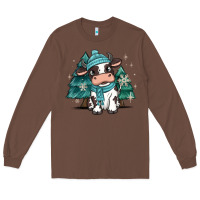 Chestnut winter i'm udderly freezing baby cow Long Sleeve Tee - MaliasSmallBusiness