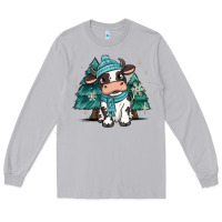Moon Dust winter i'm udderly freezing baby cow Long Sleeve Tee - MaliasSmallBusiness