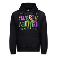Black i'm from weezy anna baby mardi gras Urban Hoodie - MaliasSmallBusiness