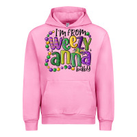 Fuchsia Pink i'm from weezy anna baby mardi gras Urban Hoodie - MaliasSmallBusiness