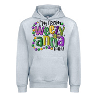 Heather Grey i'm from weezy anna baby mardi gras Urban Hoodie - MaliasSmallBusiness
