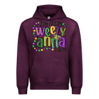 Mauve Wine i'm from weezy anna baby mardi gras Urban Hoodie - MaliasSmallBusiness