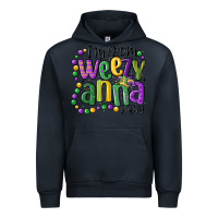 Navy i'm from weezy anna baby mardi gras Urban Hoodie - MaliasSmallBusiness