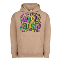 Pigment Burro i'm from weezy anna baby mardi gras Urban Hoodie - MaliasSmallBusiness