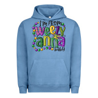 Pigment Pebble Blue i'm from weezy anna baby mardi gras Urban Hoodie - MaliasSmallBusiness