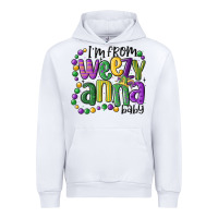 White i'm from weezy anna baby mardi gras Urban Hoodie - MaliasSmallBusiness