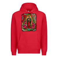 Red our lady of guadalupe christmas Premium Hoodie - Jasminsmagicworld