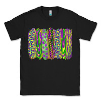 Black Mardi gras brush stroke Classic Tee - RanaPortraitStore