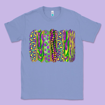 Mardi Gras Brush Stroke Classic Tee Designed By Ranaportraitstore