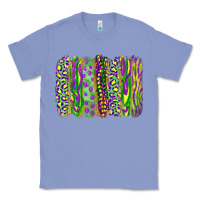Colony Blue Mardi gras brush stroke Classic Tee - RanaPortraitStore