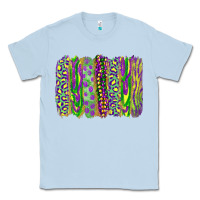 Dusty Blue Mardi gras brush stroke Classic Tee - RanaPortraitStore