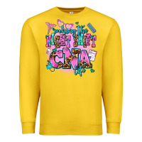 Lemon rocking the night shift cna life Premium Sweatshirt - AdoDesignShop