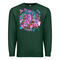 Sports Green rocking the night shift cna life Premium Sweatshirt - AdoDesignShop