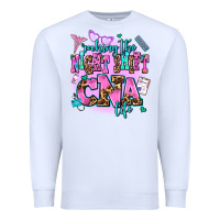 White rocking the night shift cna life Premium Sweatshirt - AdoDesignShop