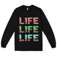 Black wife life mom life best life Long Sleeve Tee - MaliasSmallBusiness