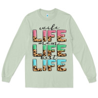Matcha wife life mom life best life Long Sleeve Tee - MaliasSmallBusiness