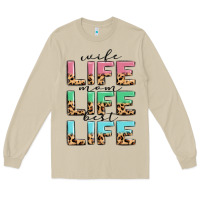 Mushroom wife life mom life best life Long Sleeve Tee - MaliasSmallBusiness