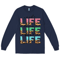 Navy wife life mom life best life Long Sleeve Tee - MaliasSmallBusiness