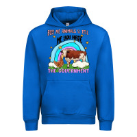Cobalt buy me animals Urban Hoodie - MaliasSmallBusiness