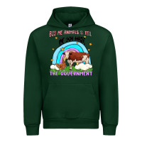 Foreset Green buy me animals Urban Hoodie - MaliasSmallBusiness