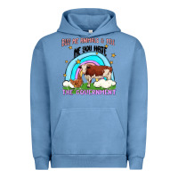 Pigment Pebble Blue buy me animals Urban Hoodie - MaliasSmallBusiness