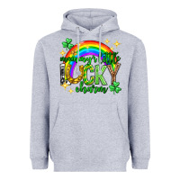 Heather Grey St. Patrick's Day Mommy's little lucky charm Heavyweight Hoodie - Neo Western