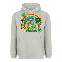Moon Dust St. Patrick's Day Mommy's little lucky charm Heavyweight Hoodie - Neo Western
