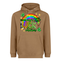 Toasted Coconut St. Patrick's Day Mommy's little lucky charm Heavyweight Hoodie - Neo Western