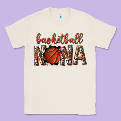 Basketball Nana With Leopard Classic Tee Designed By Texasbilliewilder