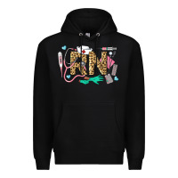 Black Western Registered Nurse Premium Hoodie - LillyAllenDesigns