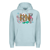 Blue Mist Western Registered Nurse Premium Hoodie - LillyAllenDesigns