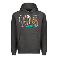 Charcoal Heather Western Registered Nurse Premium Hoodie - LillyAllenDesigns