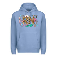Colony Blue Western Registered Nurse Premium Hoodie - LillyAllenDesigns