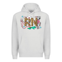 Dove Grey Western Registered Nurse Premium Hoodie - LillyAllenDesigns