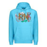 Ocean Blue Western Registered Nurse Premium Hoodie - LillyAllenDesigns