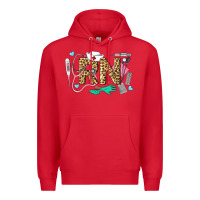 Red Western Registered Nurse Premium Hoodie - LillyAllenDesigns