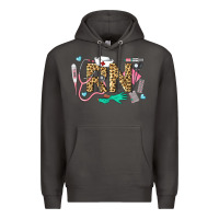 Smoke Western Registered Nurse Premium Hoodie - LillyAllenDesigns