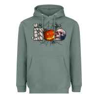 Sage boo Heavyweight Hoodie - CowhideDigitalArt