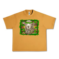 Peanut Butter st patricks day sheep shamrock gold  serape leopard glitter Urban Heavy Tee - Artiststas