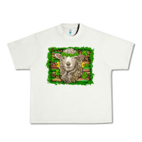 Pistachio st patricks day sheep shamrock gold  serape leopard glitter Urban Heavy Tee - Artiststas