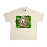 Sandshell st patricks day sheep shamrock gold  serape leopard glitter Urban Heavy Tee - Artiststas