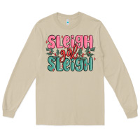 Mushroom sleigh girl sleigh christmas Long Sleeve Tee - MaliasSmallBusiness
