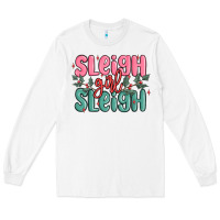 White sleigh girl sleigh christmas Long Sleeve Tee - MaliasSmallBusiness