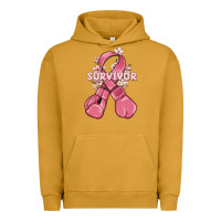 Pigment Peanut Butter survivor breast cancer with boxing gloves Urban Hoodie - MaliasSmallBusiness