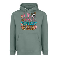 Sage little sister biggest fan soccer Heavyweight Hoodie - HRA Design Shop