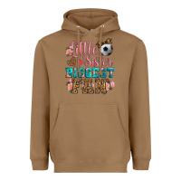 Toasted Coconut little sister biggest fan soccer Heavyweight Hoodie - HRA Design Shop