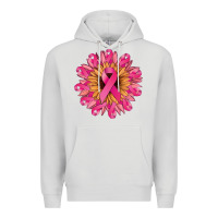 Dove Grey cancer ribbon sunflower Premium Hoodie - NancyCooperArtShop