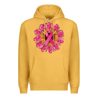 Mustard cancer ribbon sunflower Premium Hoodie - NancyCooperArtShop